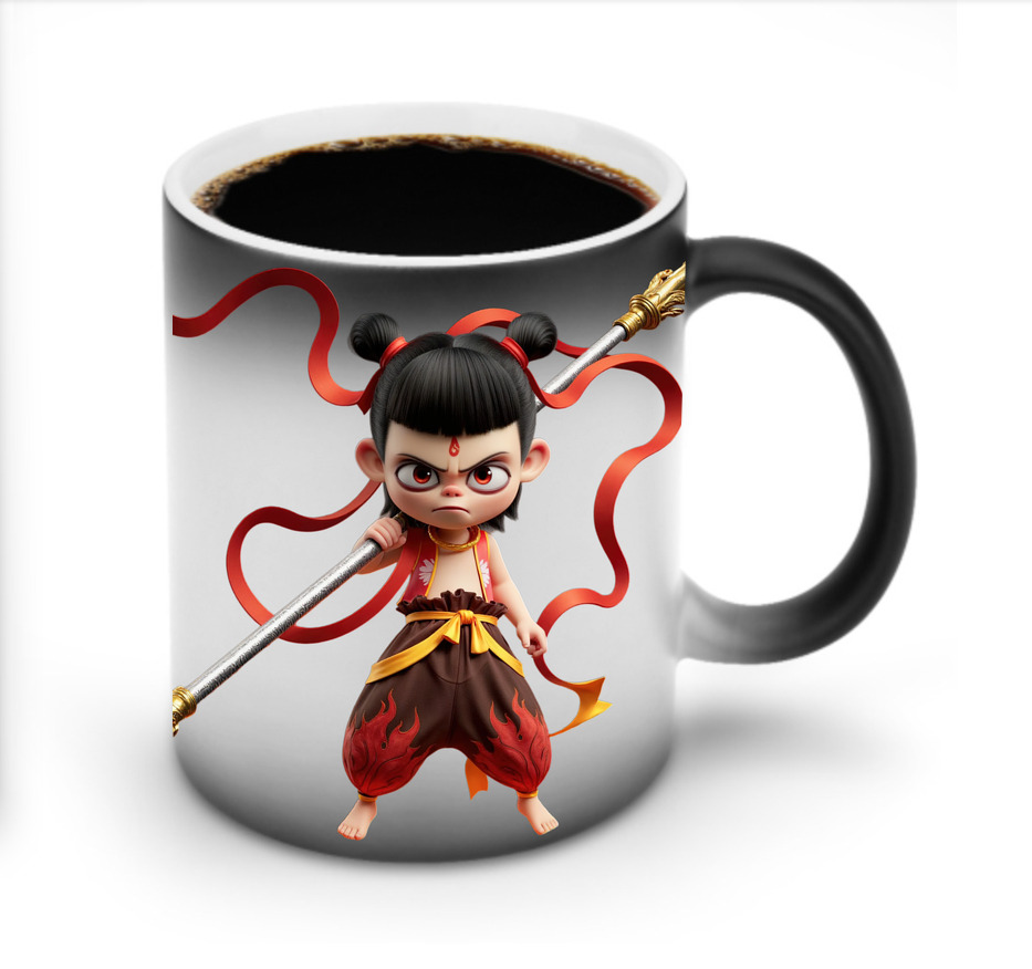 （画像用） Ne Zha 2 ナタ 魔童の大暴れ 温度変色マグカップ