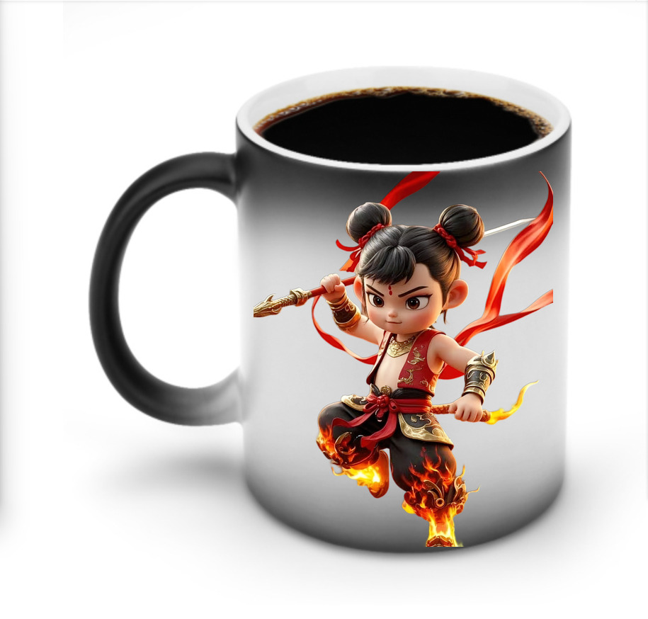 （画像用） Ne Zha 2 ナタ 魔童の大暴れ 温度変色マグカップ