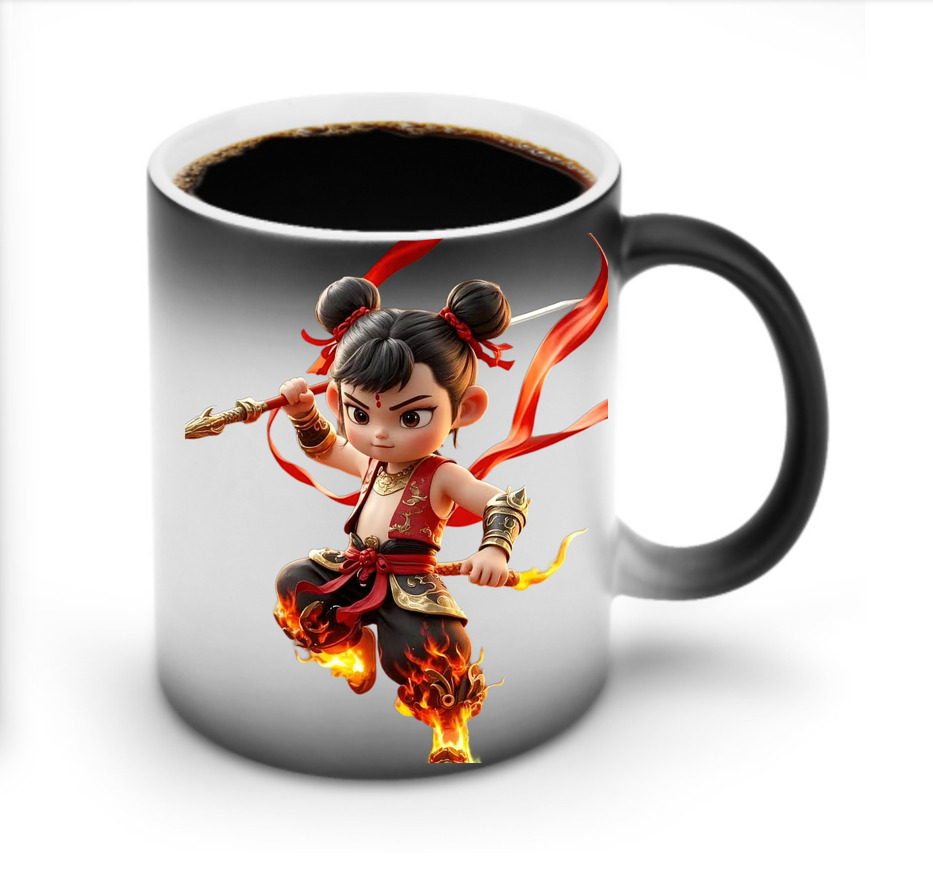 （画像用） Ne Zha 2 ナタ 魔童の大暴れ 温度変色マグカップ