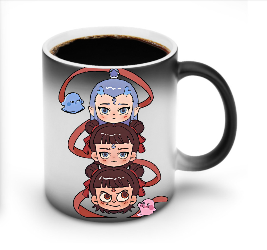 （画像用） Ne Zha 2 ナタ 魔童の大暴れ 温度変色マグカップ