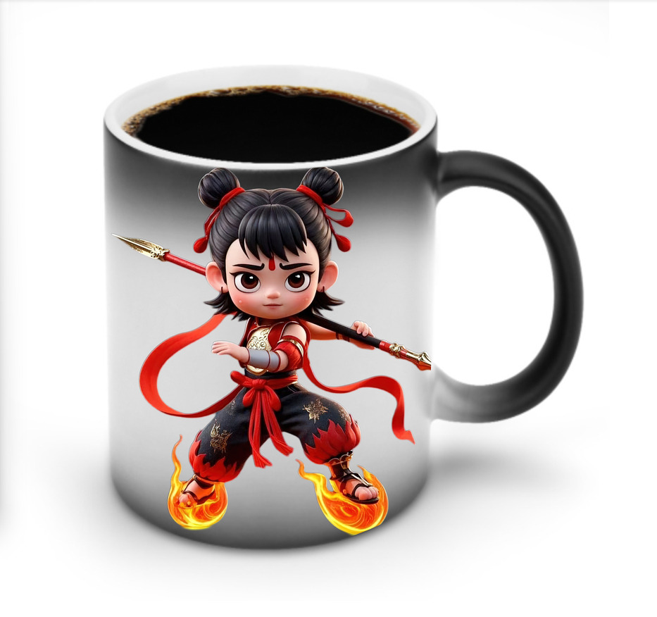 （画像用） Ne Zha 2 ナタ 魔童の大暴れ 温度変色マグカップ