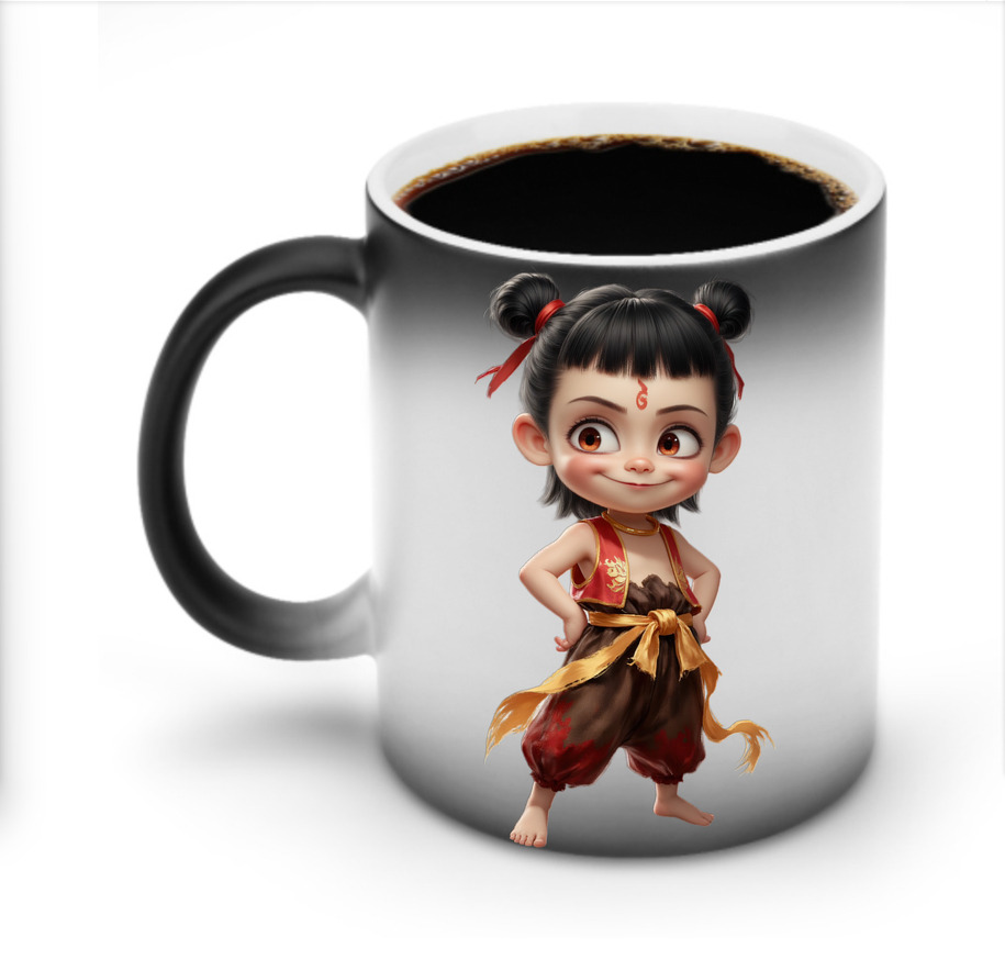 （画像用） Ne Zha 2 ナタ 魔童の大暴れ 温度変色マグカップ