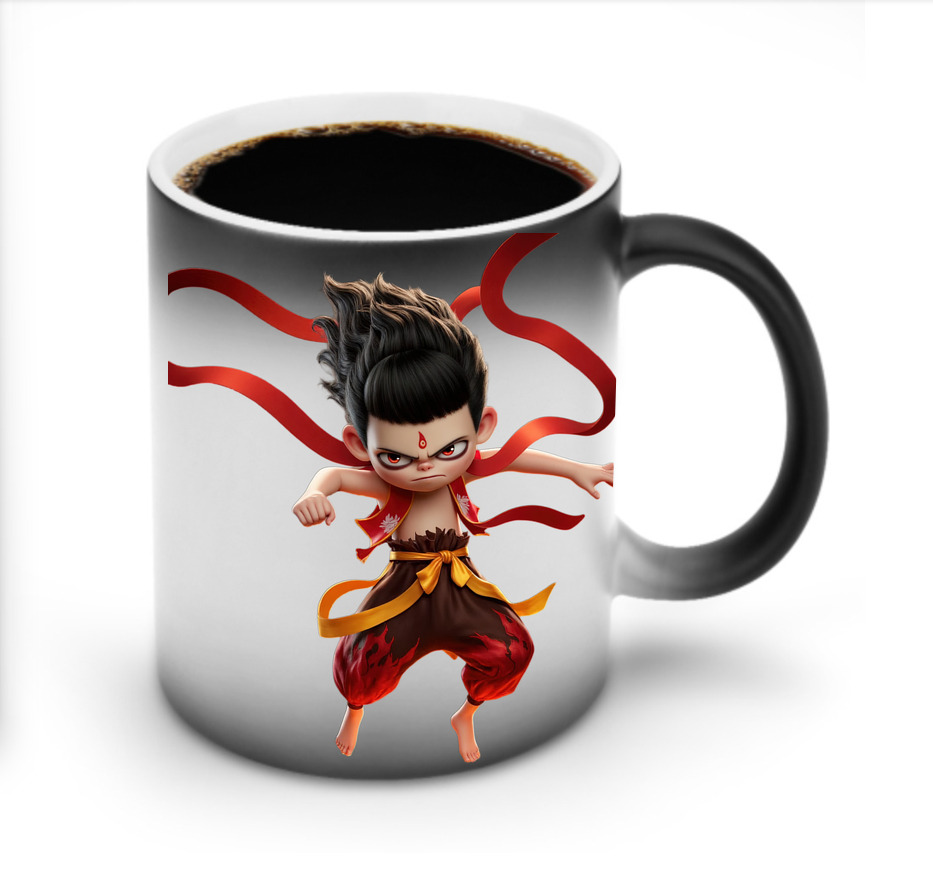 （画像用） Ne Zha 2 ナタ 魔童の大暴れ 温度変色マグカップ