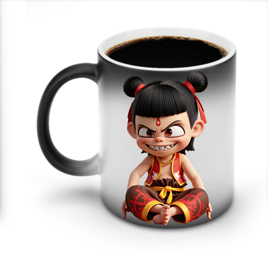 （画像用） Ne Zha 2 ナタ 魔童の大暴れ 温度変色マグカップ