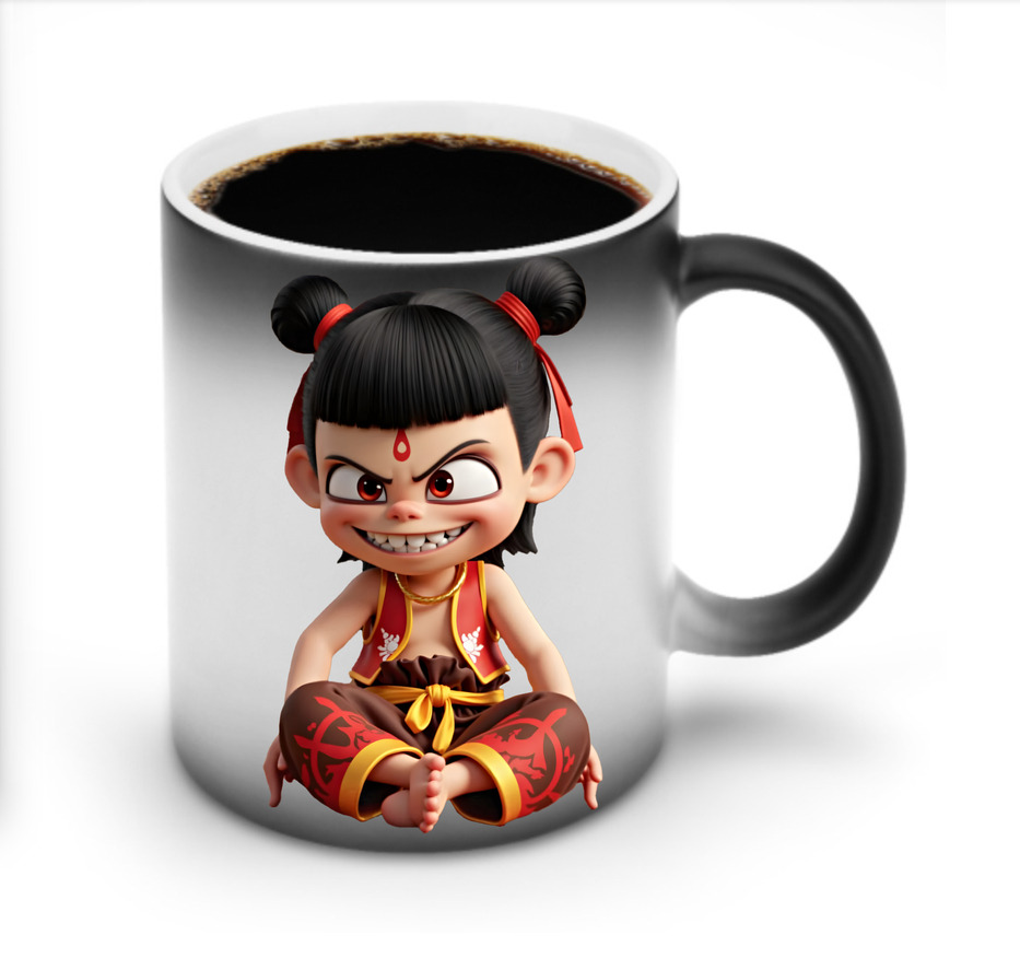 （画像用） Ne Zha 2 ナタ 魔童の大暴れ 温度変色マグカップ