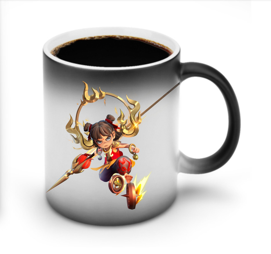 （画像用） Ne Zha 2 ナタ 魔童の大暴れ 温度変色マグカップ