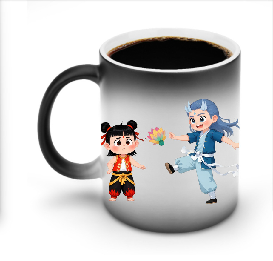 （画像用） Ne Zha 2 ナタ 魔童の大暴れ 温度変色マグカップ