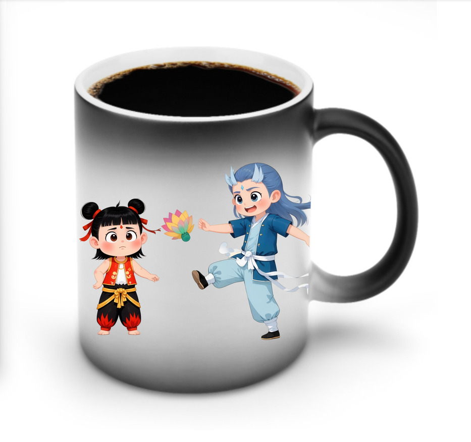 （画像用） Ne Zha 2 ナタ 魔童の大暴れ 温度変色マグカップ