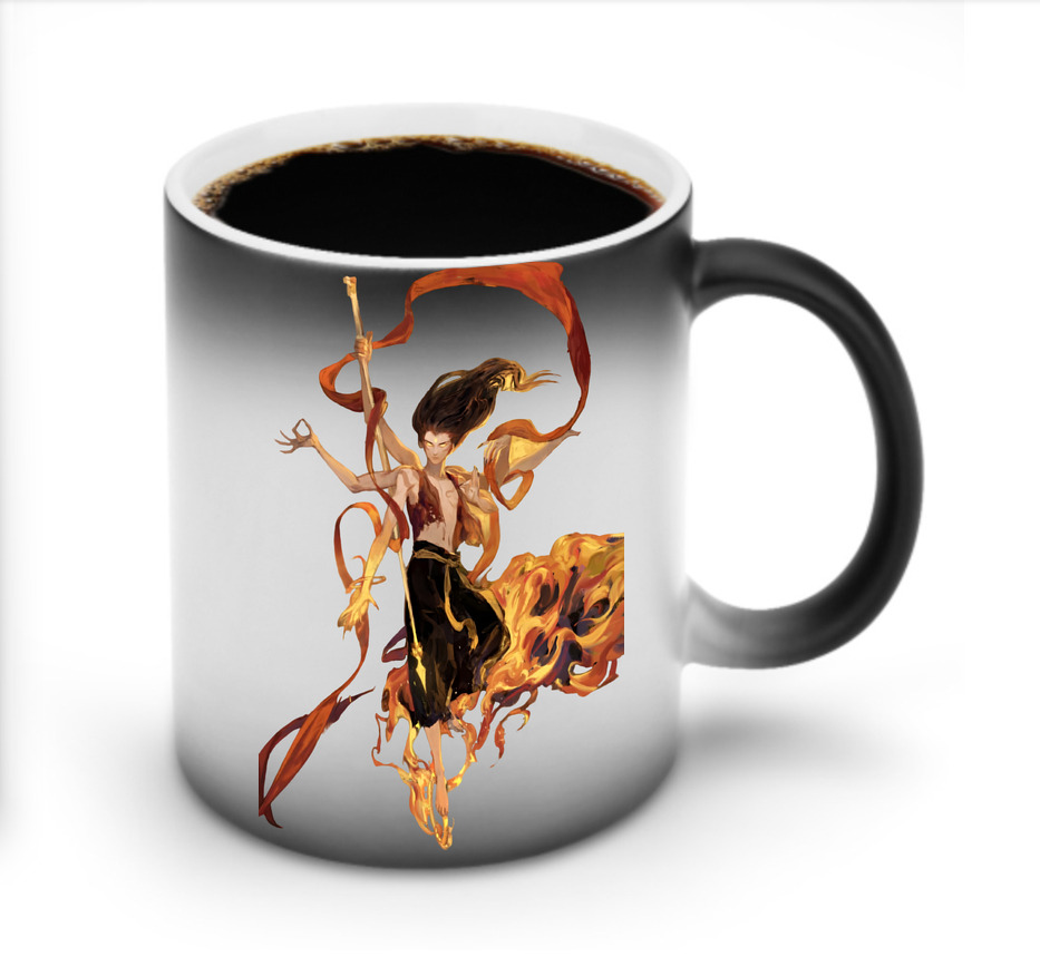 （画像用） Ne Zha 2 ナタ 魔童の大暴れ 温度変色マグカップ