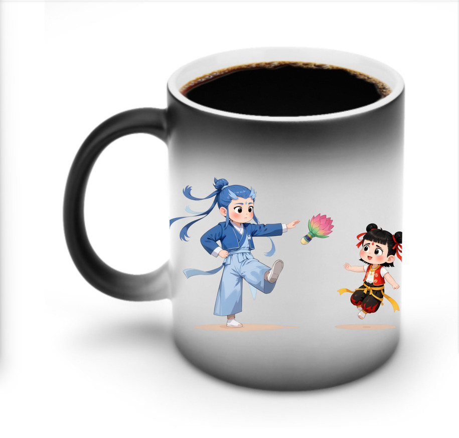 （画像用） Ne Zha 2 ナタ 魔童の大暴れ 温度変色マグカップ