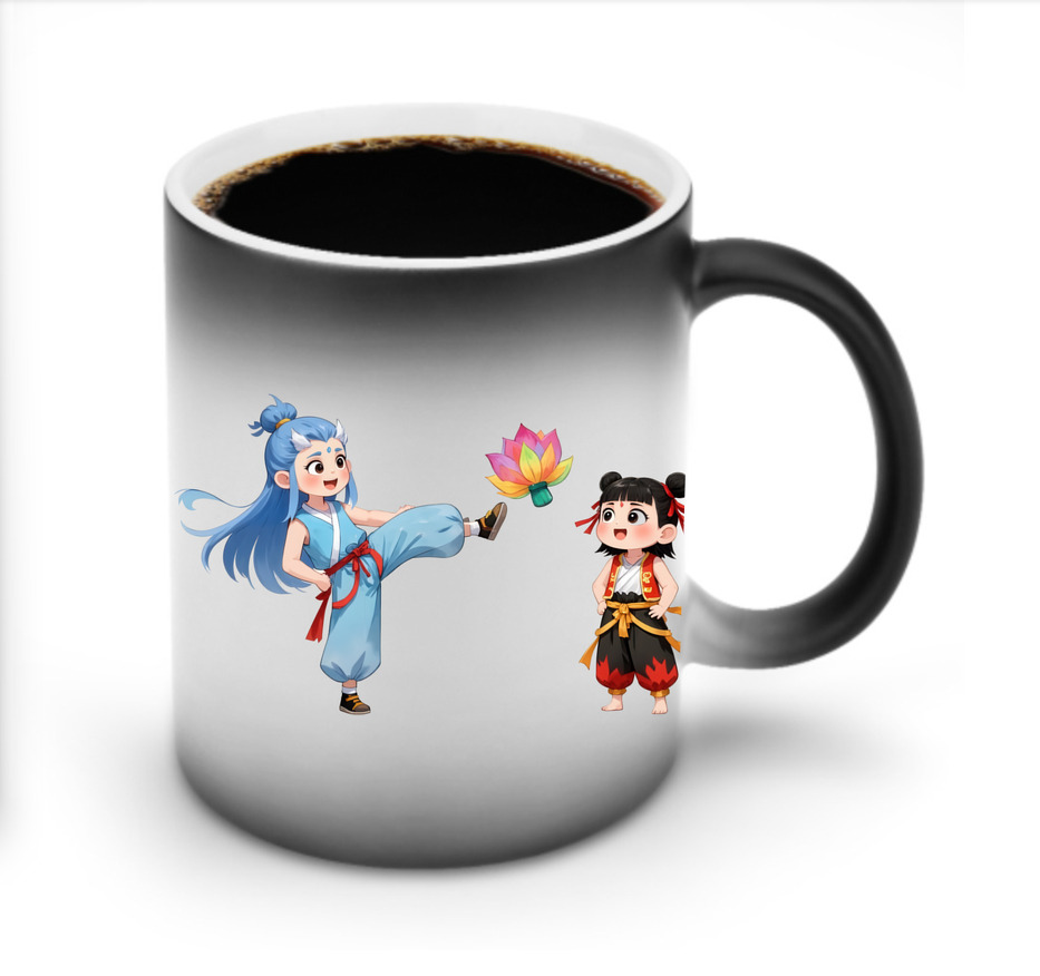 （画像用） Ne Zha 2 ナタ 魔童の大暴れ 温度変色マグカップ