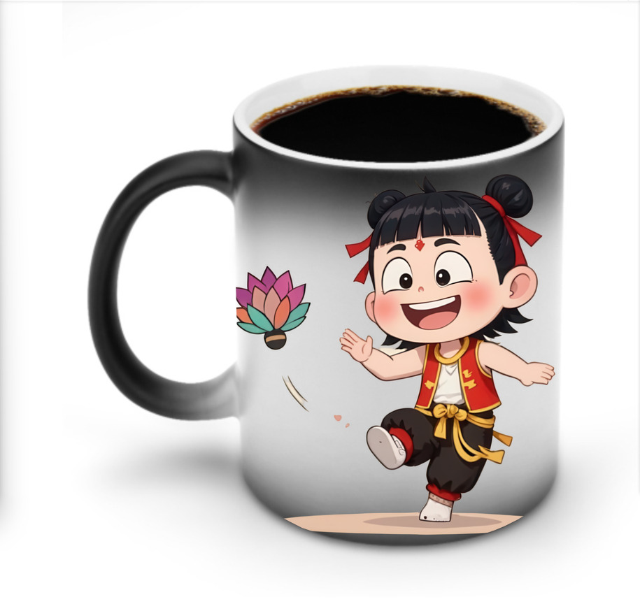 （画像用） Ne Zha 2 ナタ 魔童の大暴れ 温度変色マグカップ