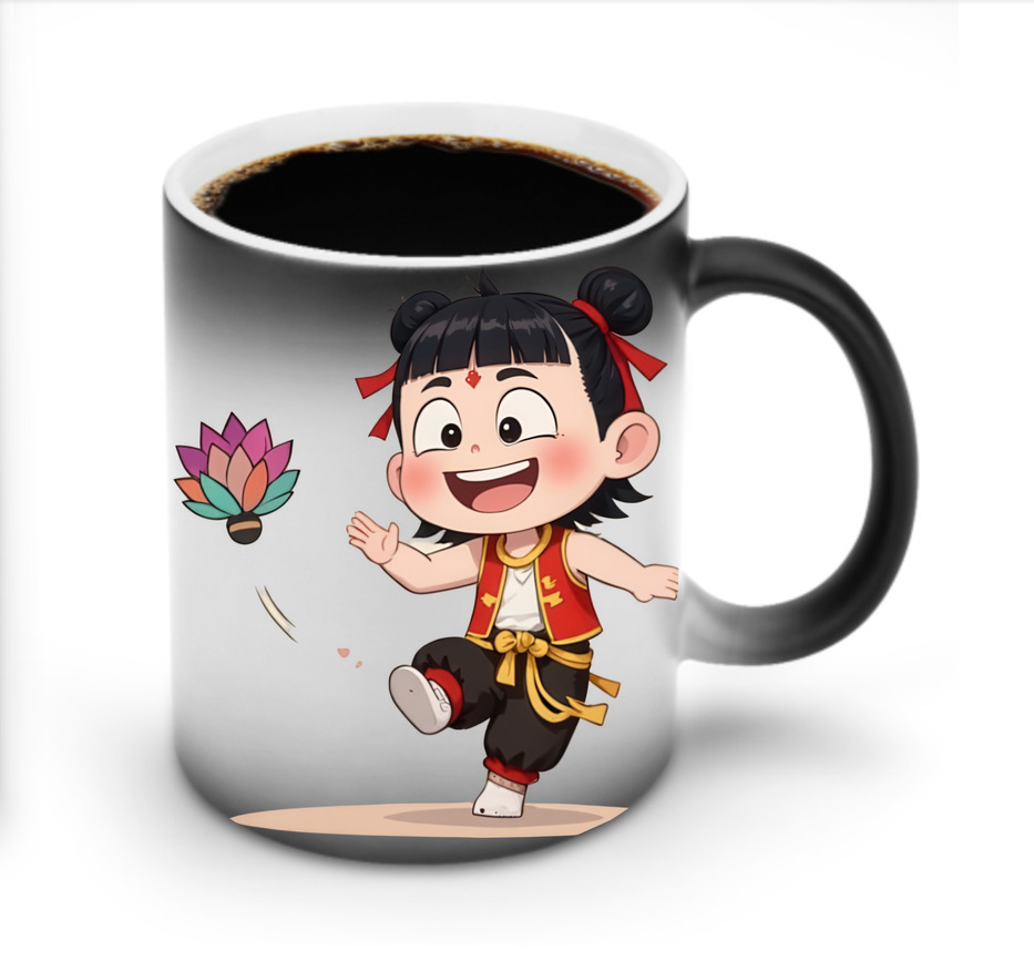 （画像用） Ne Zha 2 ナタ 魔童の大暴れ 温度変色マグカップ