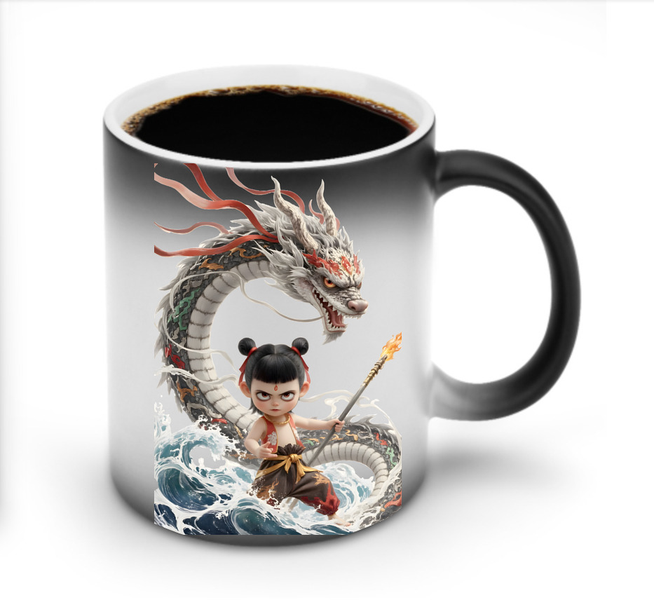 （画像用） Ne Zha 2 ナタ 魔童の大暴れ 温度変色マグカップ