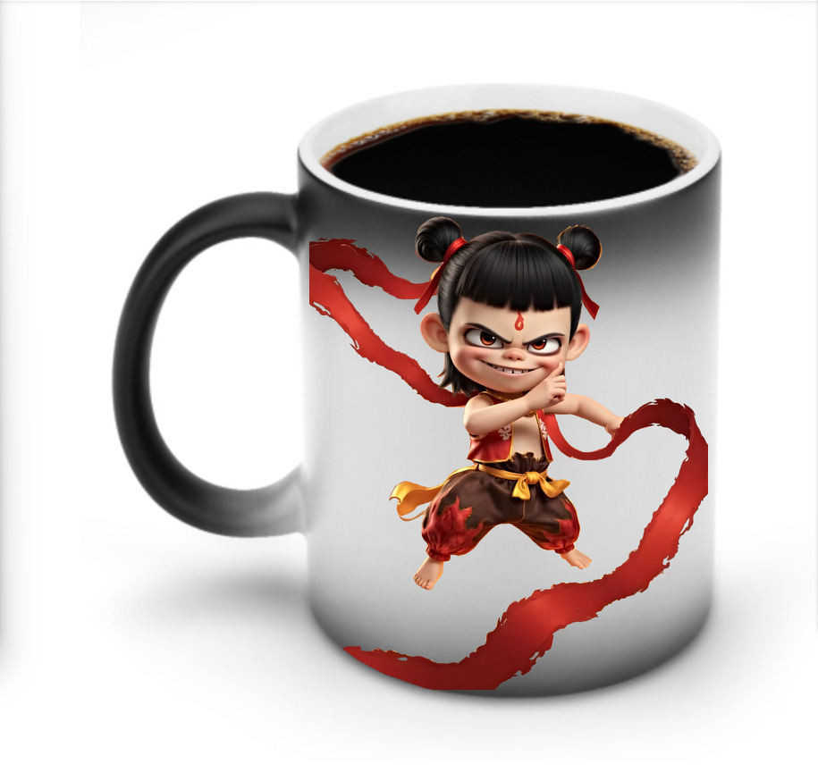（画像用） Ne Zha 2 ナタ 魔童の大暴れ 温度変色マグカップ