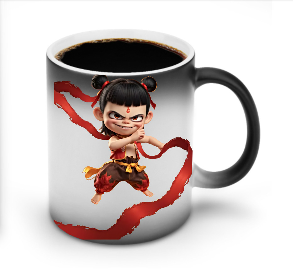 （画像用） Ne Zha 2 ナタ 魔童の大暴れ 温度変色マグカップ