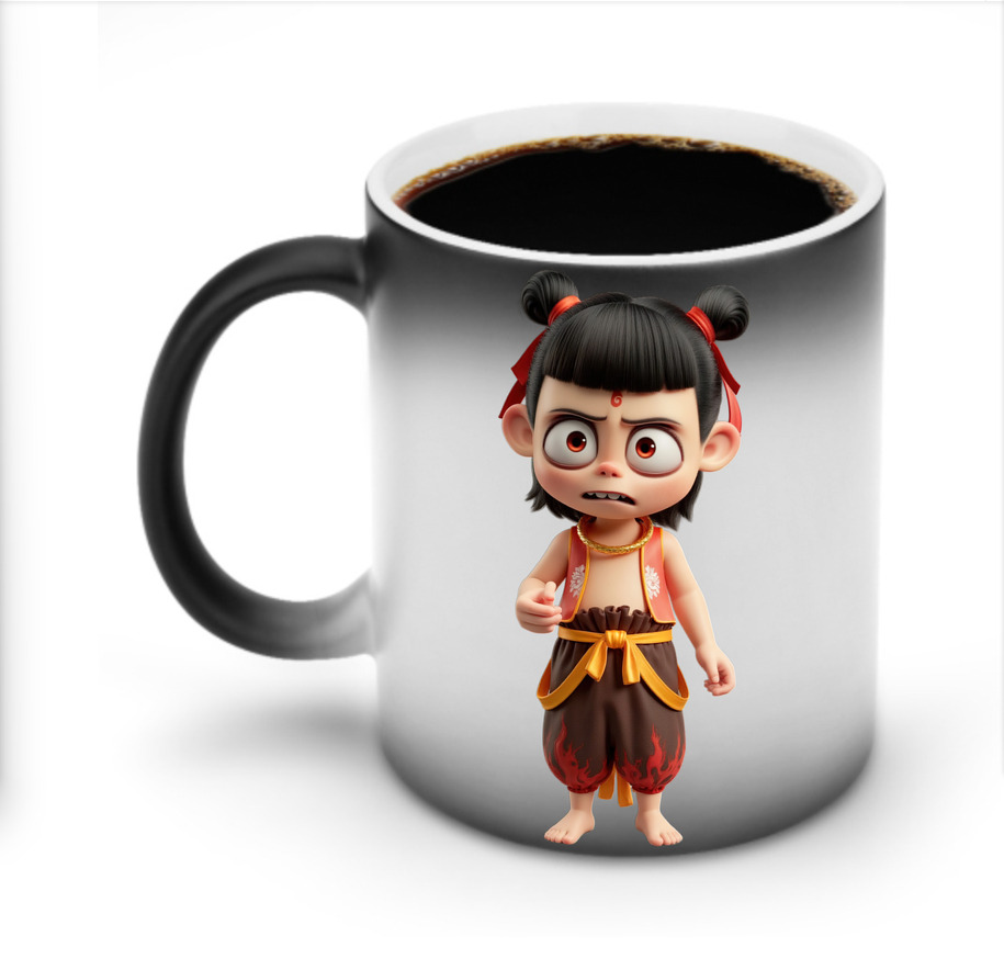 （画像用） Ne Zha 2 ナタ 魔童の大暴れ 温度変色マグカップ