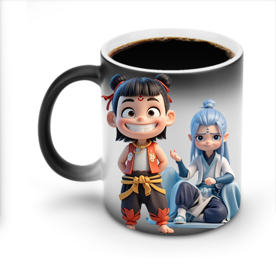 （画像用） Ne Zha 2 ナタ 魔童の大暴れ 温度変色マグカップ