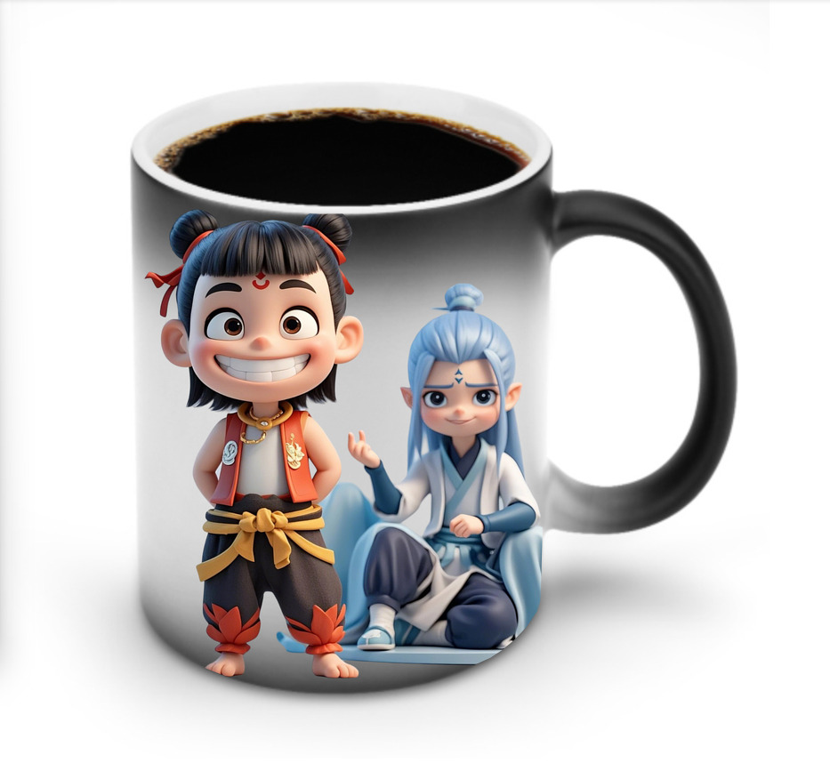 （画像用） Ne Zha 2 ナタ 魔童の大暴れ 温度変色マグカップ