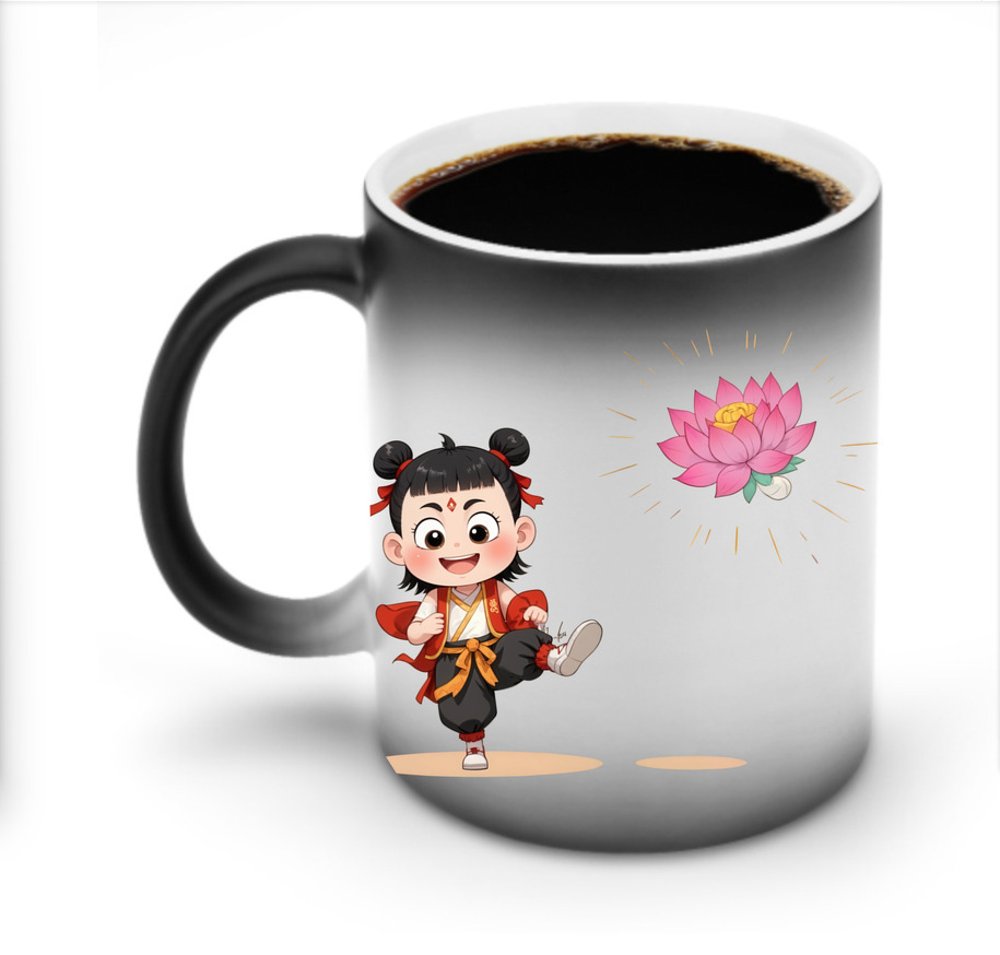 （画像用） Ne Zha 2 ナタ 魔童の大暴れ 温度変色マグカップ