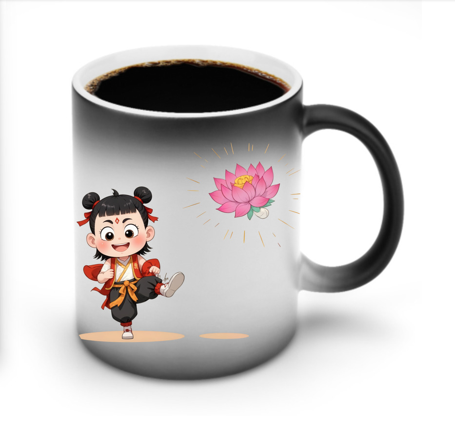 （画像用） Ne Zha 2 ナタ 魔童の大暴れ 温度変色マグカップ