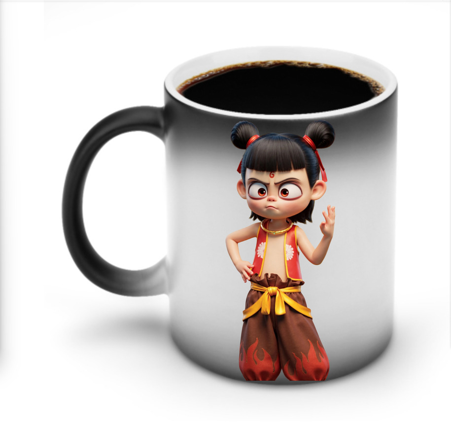 （画像用） Ne Zha 2 ナタ 魔童の大暴れ 温度変色マグカップ