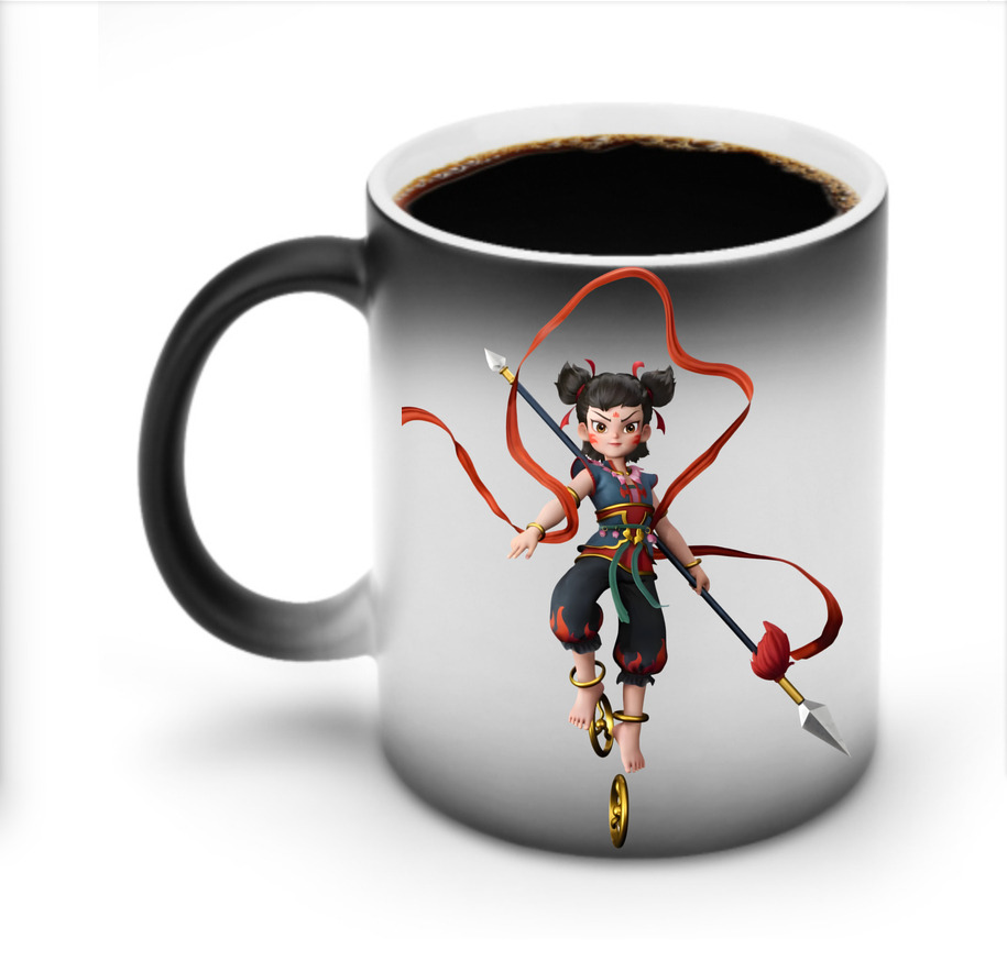 （画像用） Ne Zha 2 ナタ 魔童の大暴れ 温度変色マグカップ