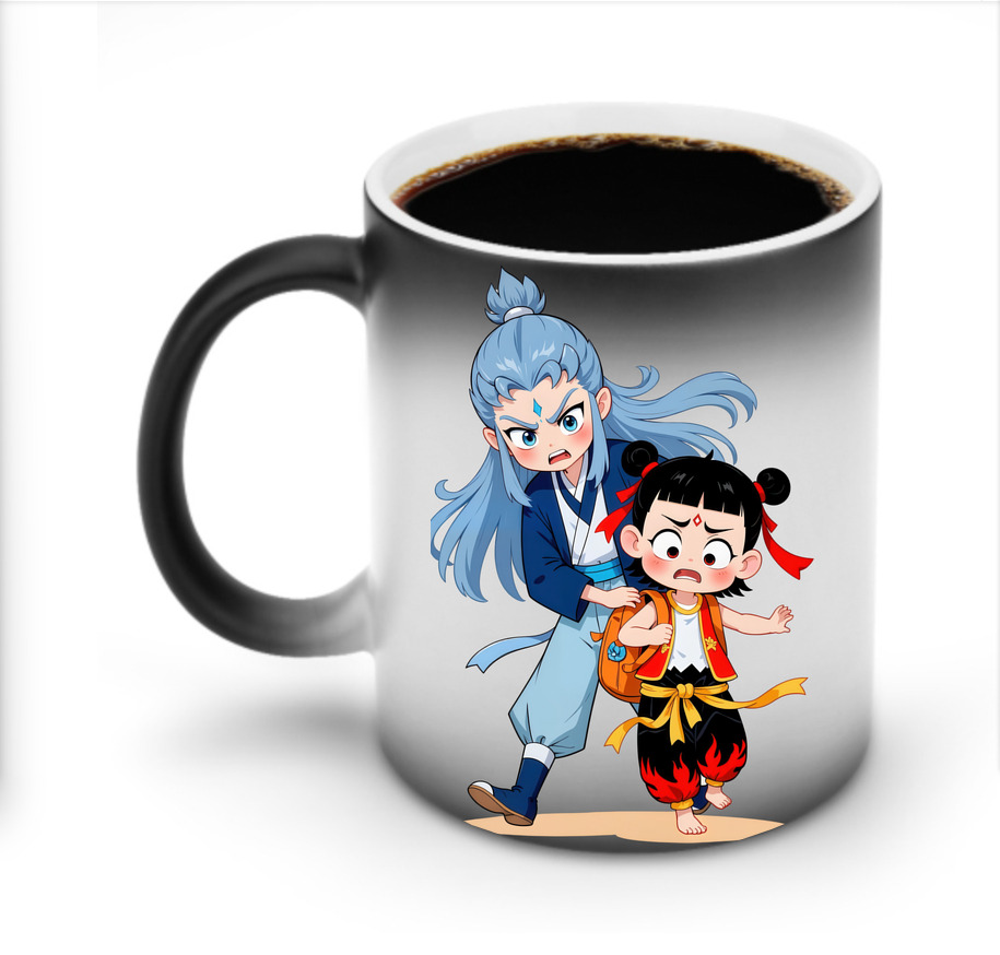 （画像用） Ne Zha 2 ナタ 魔童の大暴れ 温度変色マグカップ