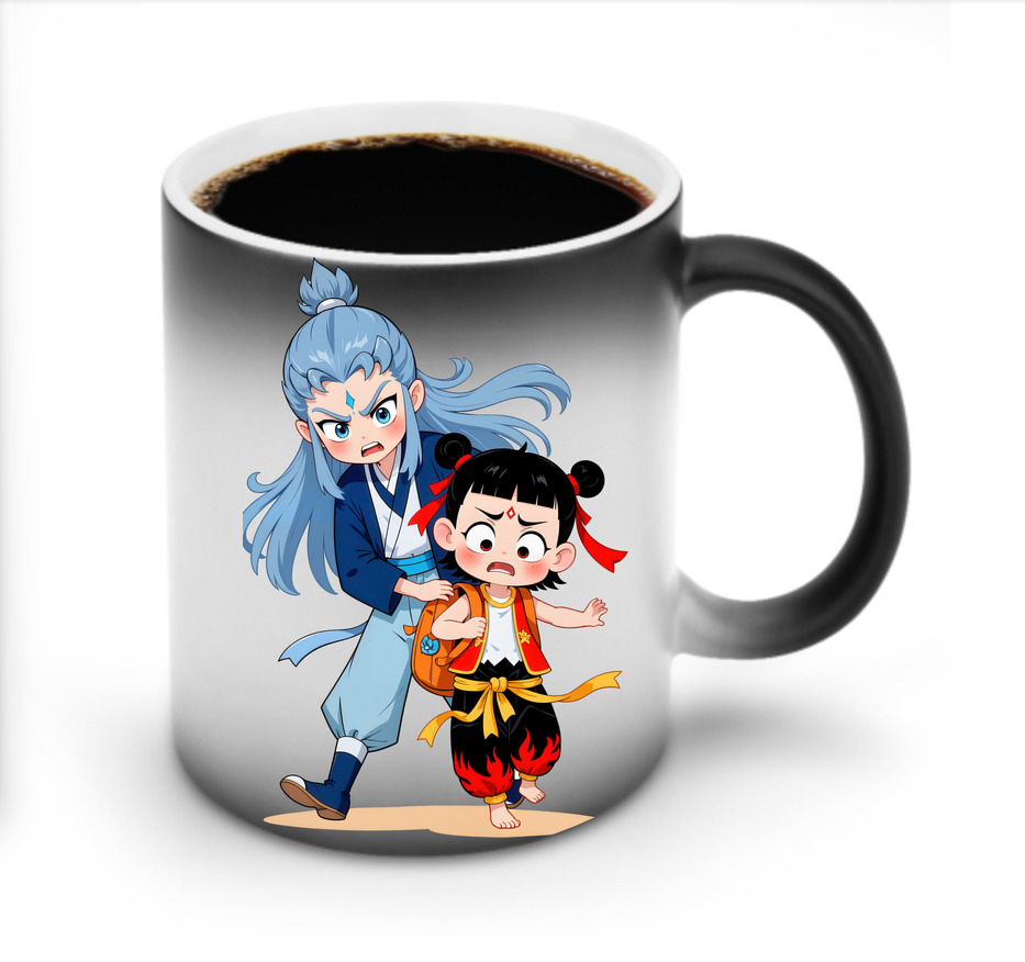 （画像用） Ne Zha 2 ナタ 魔童の大暴れ 温度変色マグカップ