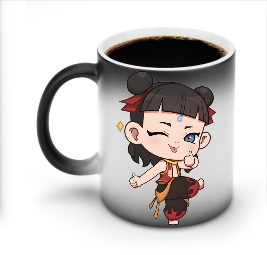 （画像用） Ne Zha 2 ナタ 魔童の大暴れ 温度変色マグカップ