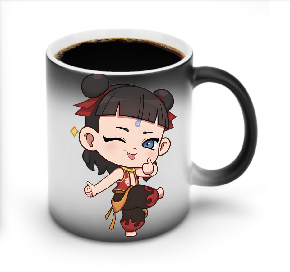 （画像用） Ne Zha 2 ナタ 魔童の大暴れ 温度変色マグカップ
