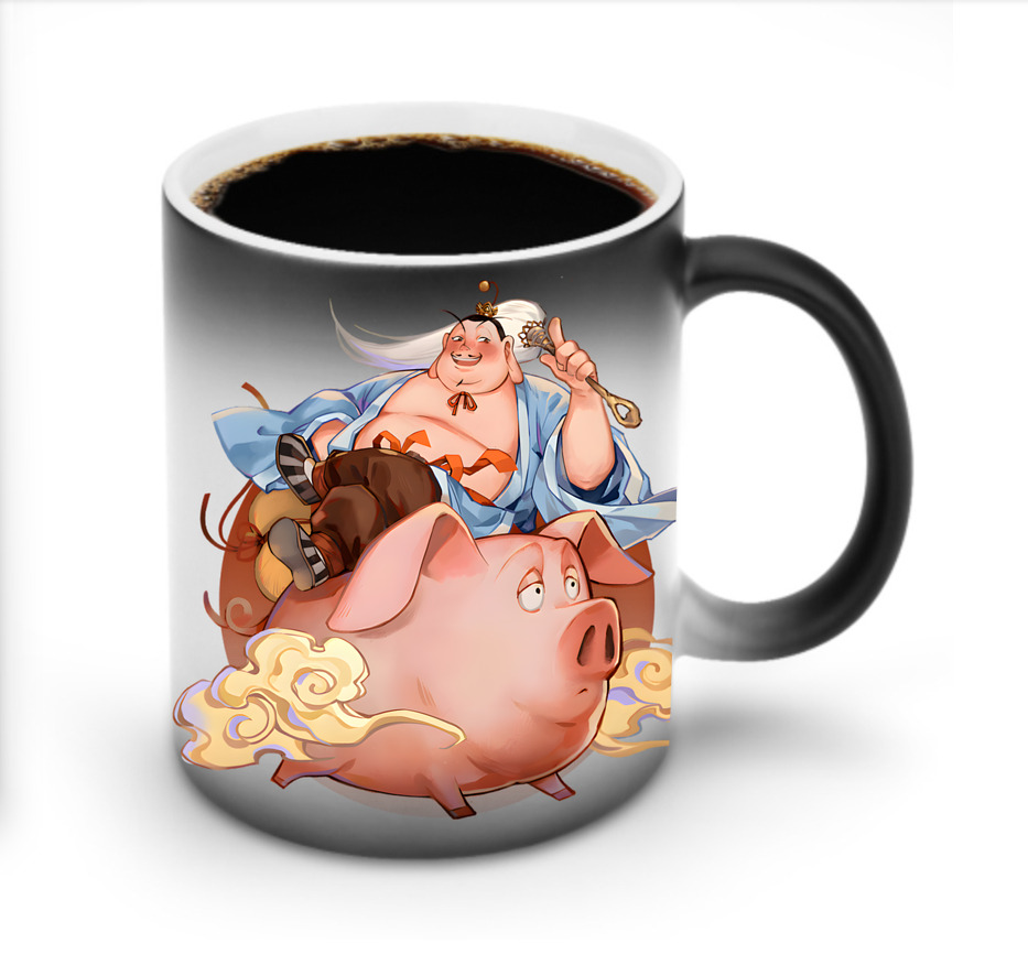（画像用） Ne Zha 2 ナタ 魔童の大暴れ 温度変色マグカップ