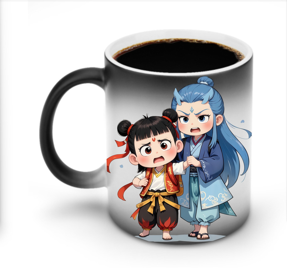 （画像用） Ne Zha 2 ナタ 魔童の大暴れ 温度変色マグカップ