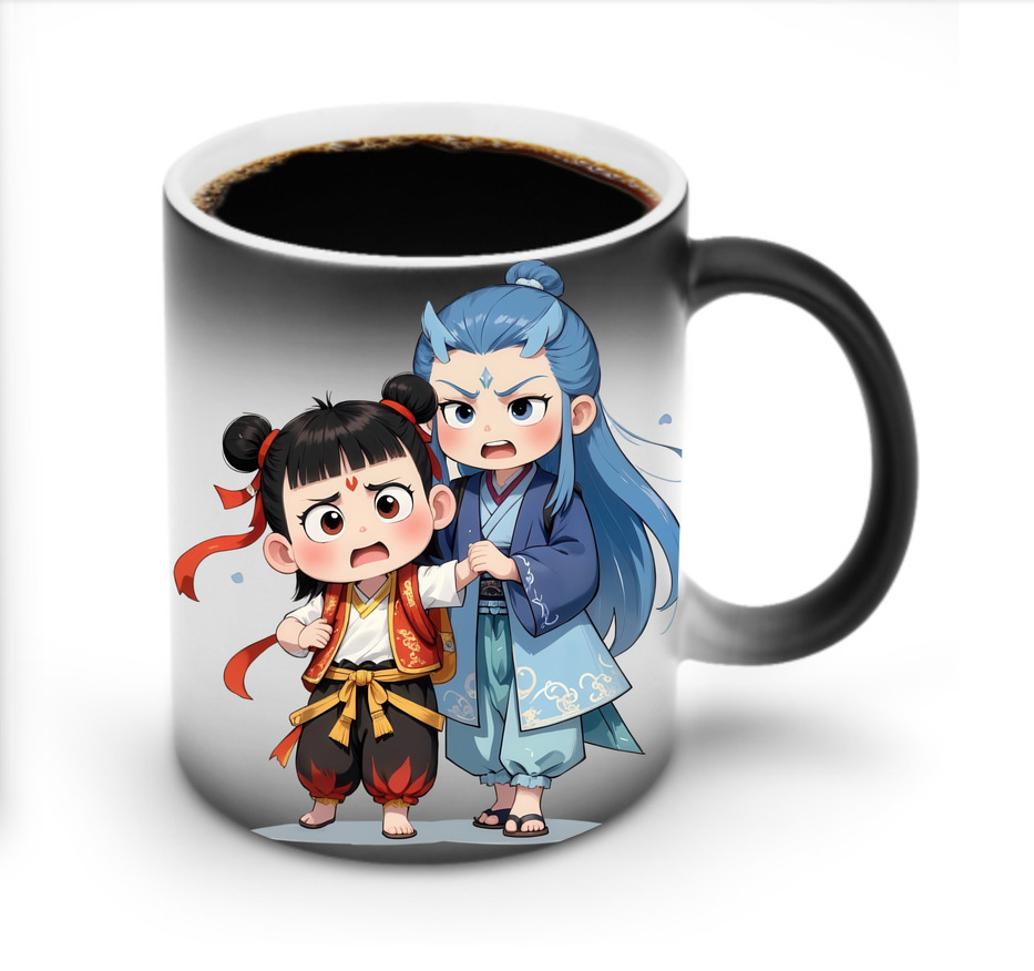 （画像用） Ne Zha 2 ナタ 魔童の大暴れ 温度変色マグカップ