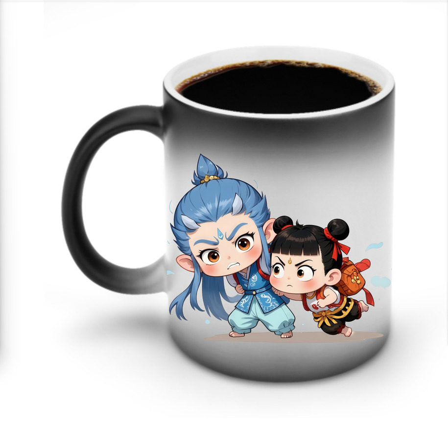 （画像用） Ne Zha 2 ナタ 魔童の大暴れ 温度変色マグカップ