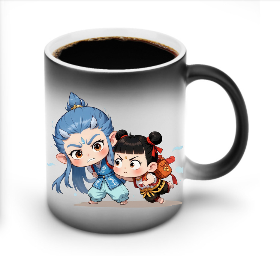 （画像用） Ne Zha 2 ナタ 魔童の大暴れ 温度変色マグカップ