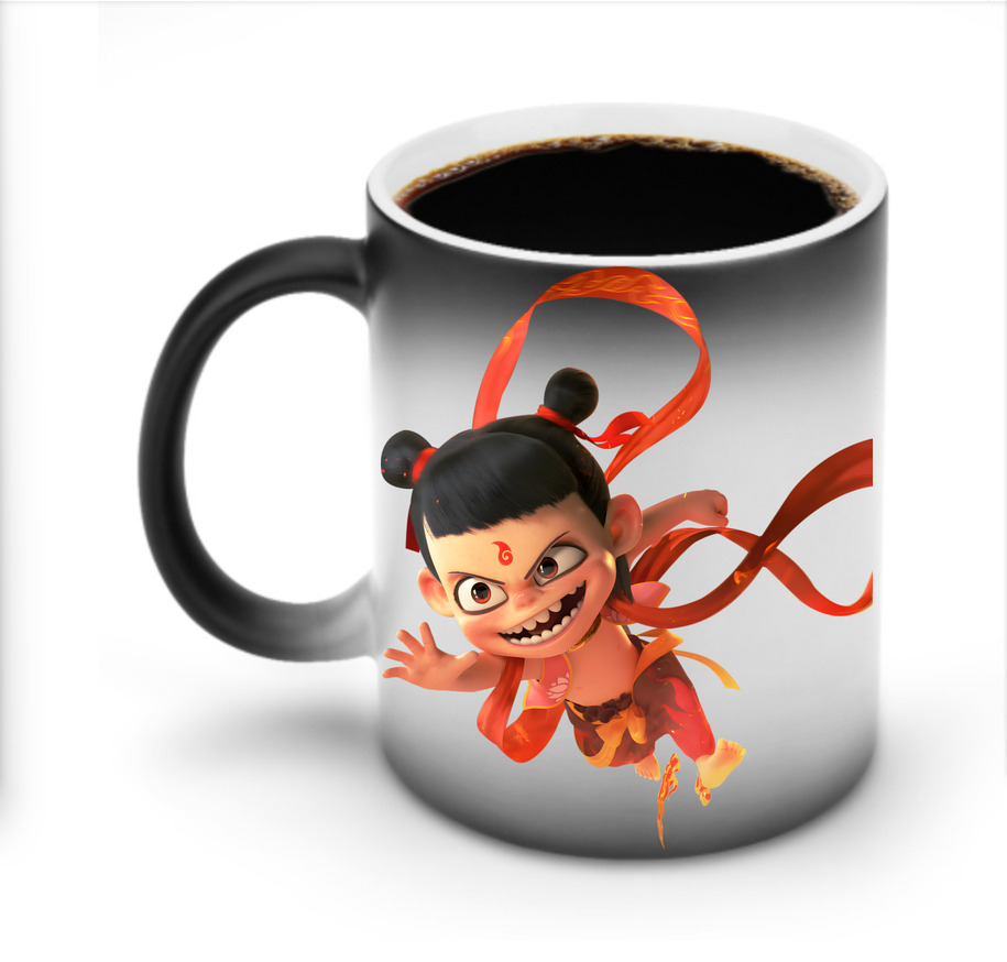 （画像用） Ne Zha 2 ナタ 魔童の大暴れ 温度変色マグカップ