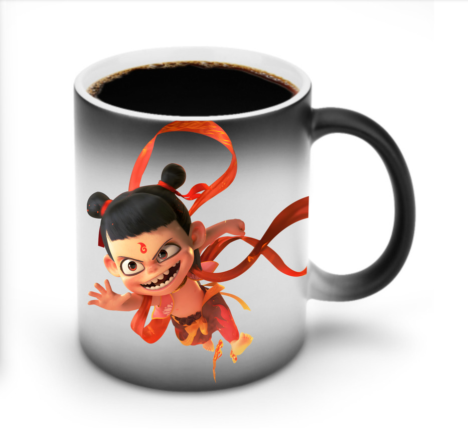 （画像用） Ne Zha 2 ナタ 魔童の大暴れ 温度変色マグカップ