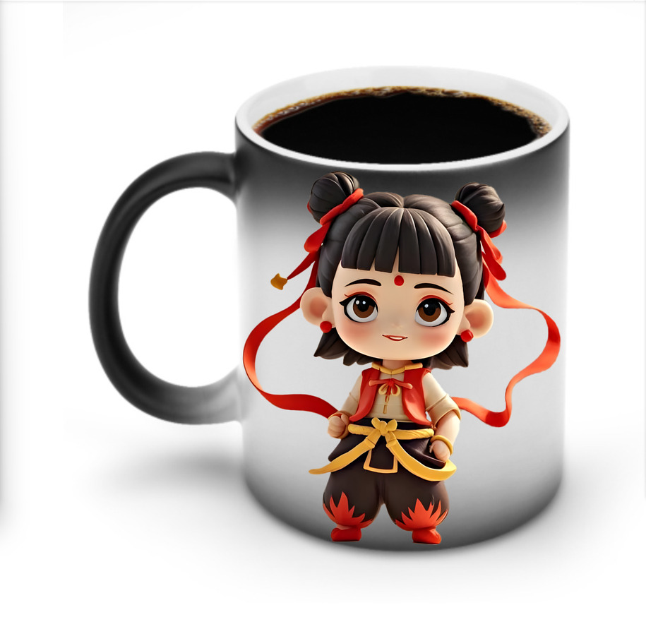 （画像用） Ne Zha 2 ナタ 魔童の大暴れ 温度変色マグカップ