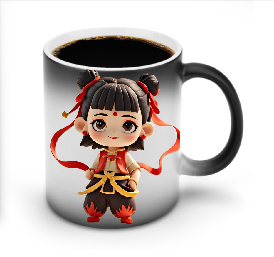 （画像用） Ne Zha 2 ナタ 魔童の大暴れ 温度変色マグカップ