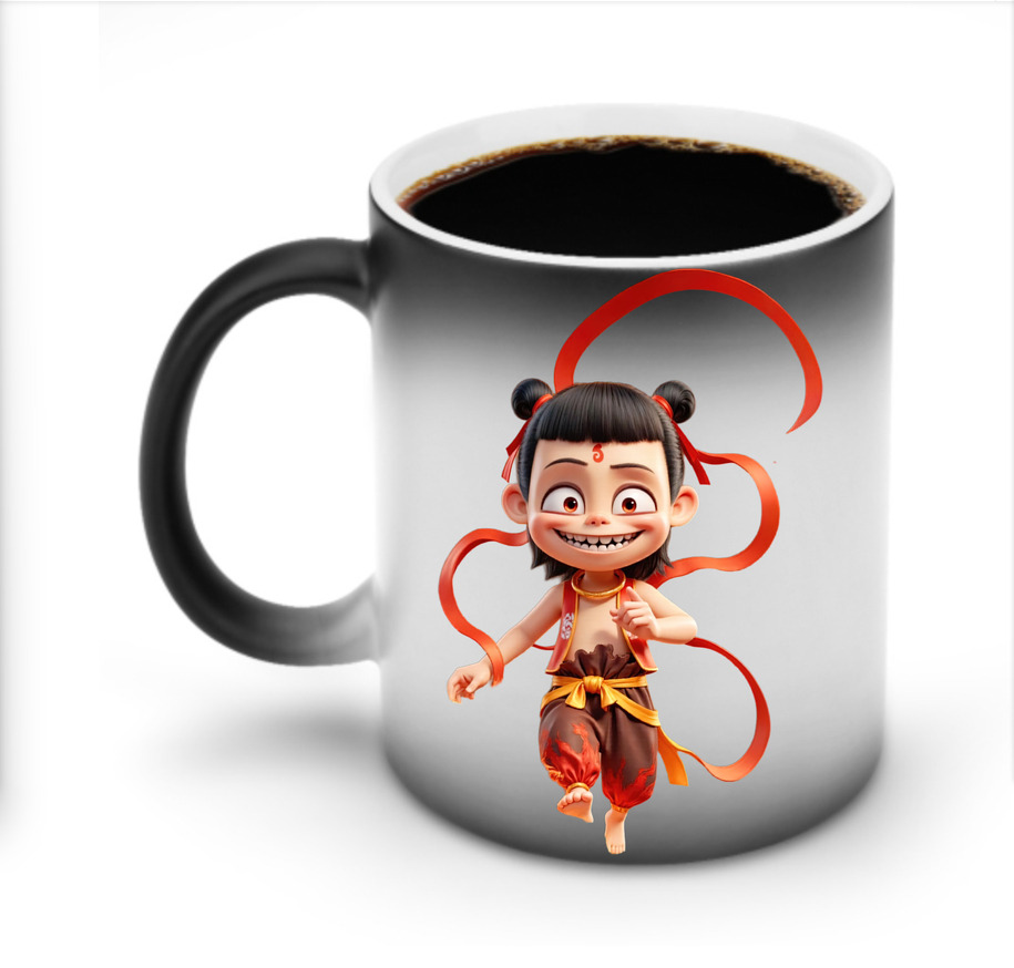 （画像用） Ne Zha 2 ナタ 魔童の大暴れ 温度変色マグカップ