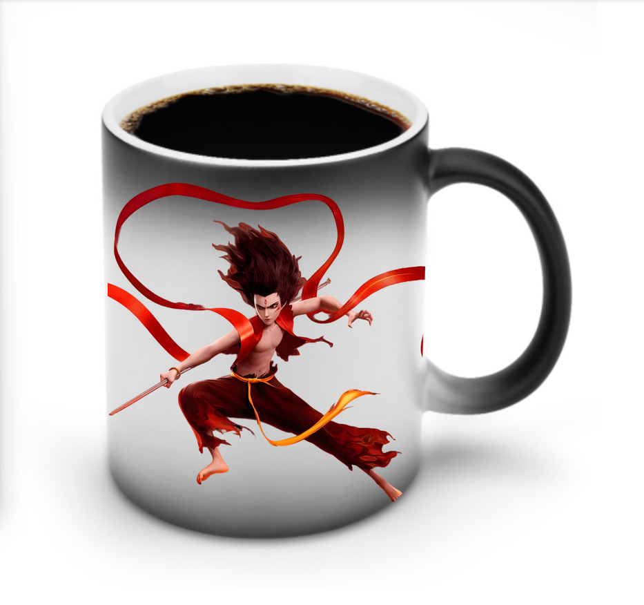 （画像用） Ne Zha 2 ナタ 魔童の大暴れ 温度変色マグカップ