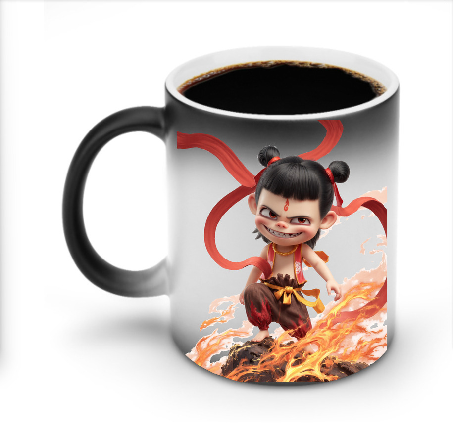 （画像用） Ne Zha 2 ナタ 魔童の大暴れ 温度変色マグカップ