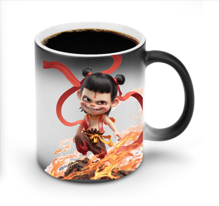 （画像用） Ne Zha 2 ナタ 魔童の大暴れ 温度変色マグカップ