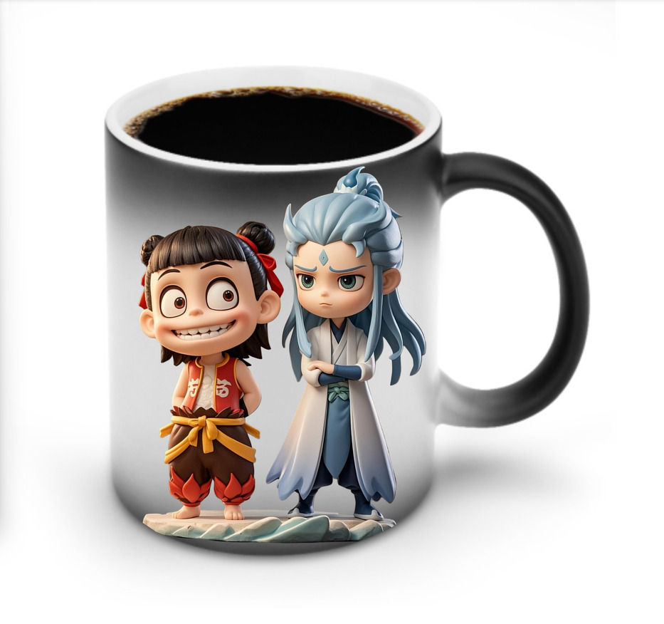 （画像用） Ne Zha 2 ナタ 魔童の大暴れ 温度変色マグカップ