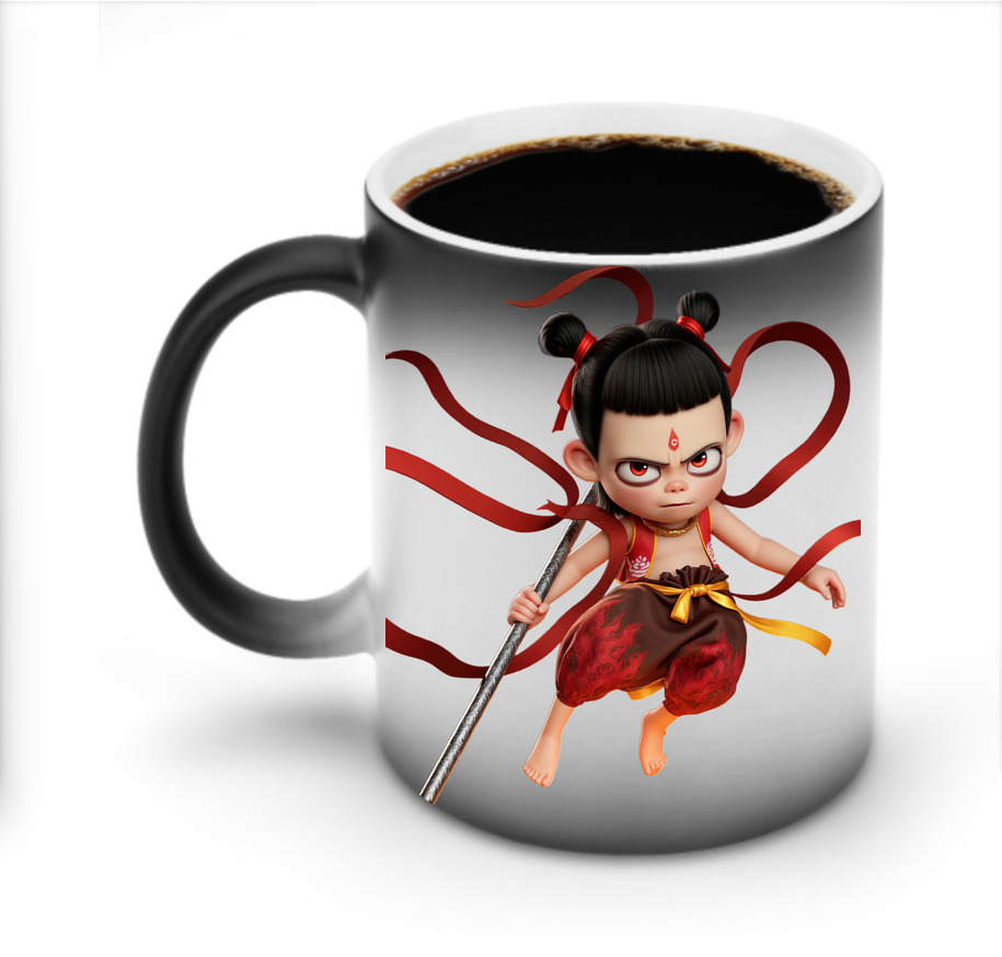 （画像用） Ne Zha 2 ナタ 魔童の大暴れ 温度変色マグカップ