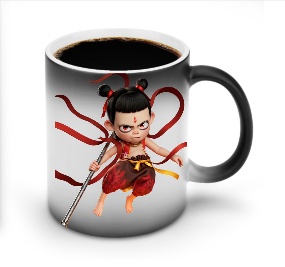 （画像用） Ne Zha 2 ナタ 魔童の大暴れ 温度変色マグカップ