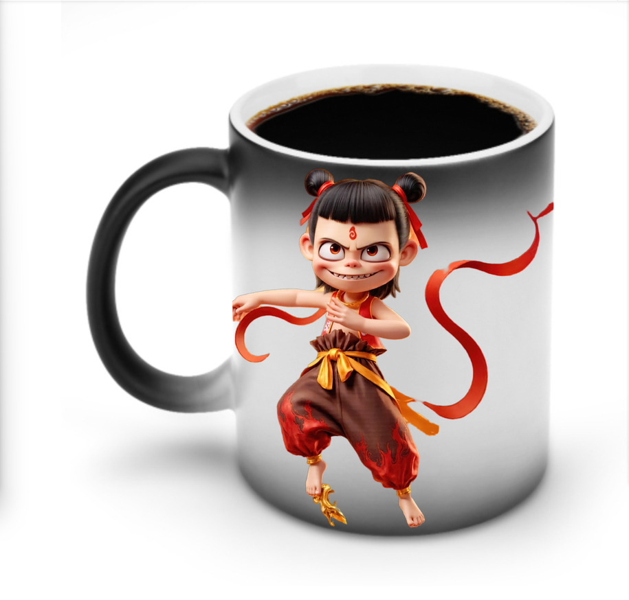 （画像用） Ne Zha 2 ナタ 魔童の大暴れ 温度変色マグカップ