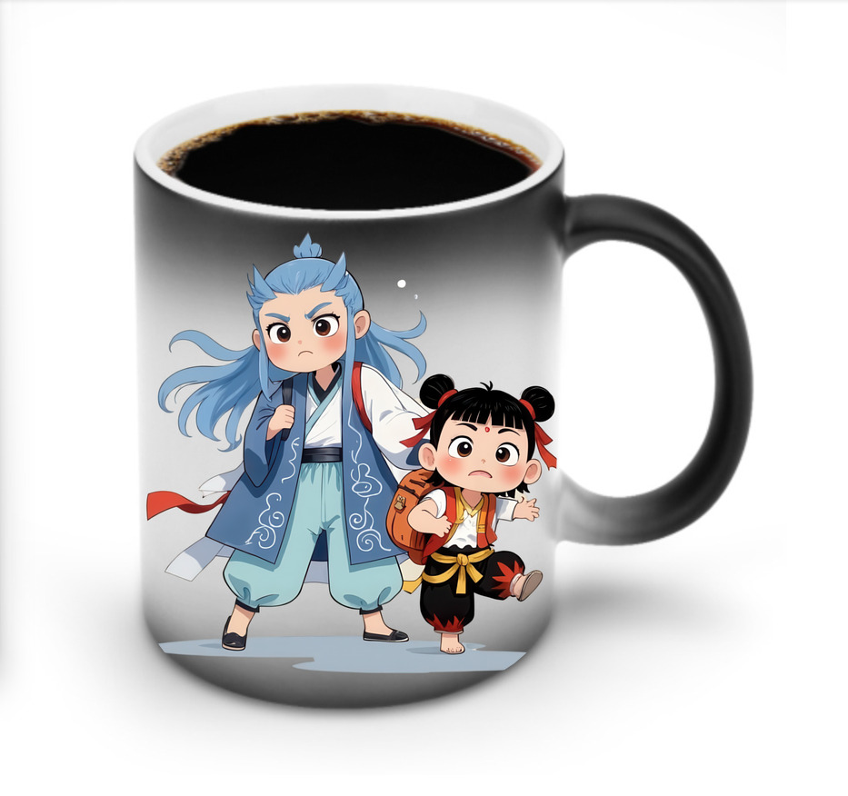 （画像用） Ne Zha 2 ナタ 魔童の大暴れ 温度変色マグカップ
