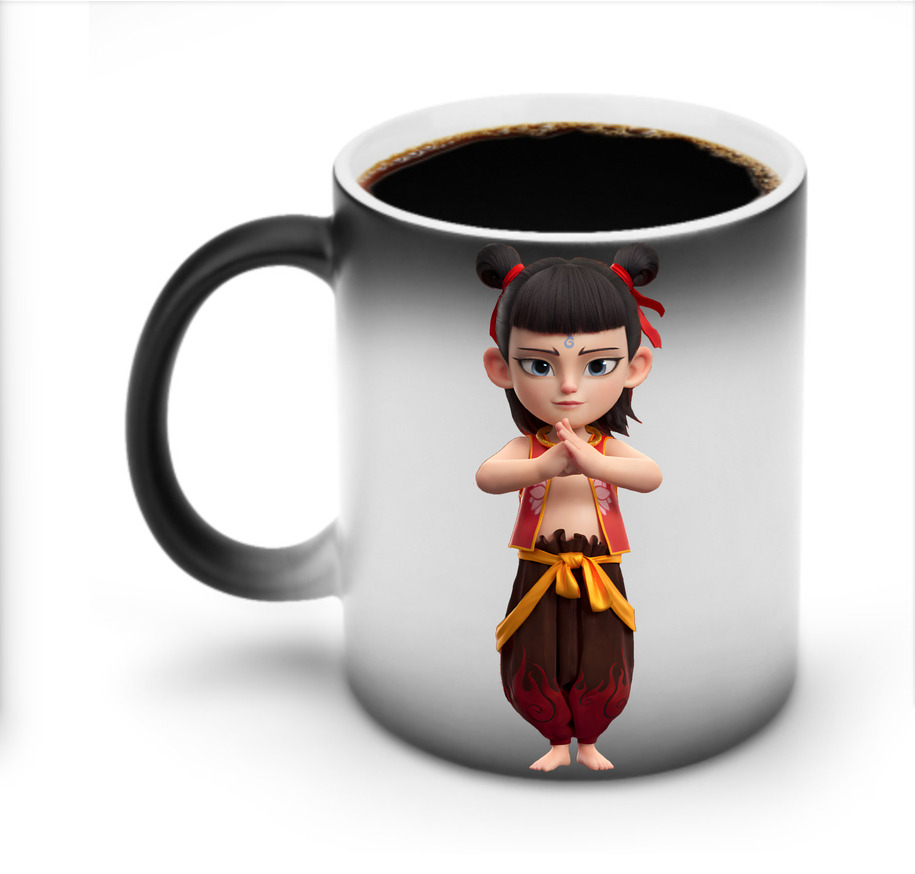 （画像用） Ne Zha 2 ナタ 魔童の大暴れ 温度変色マグカップ